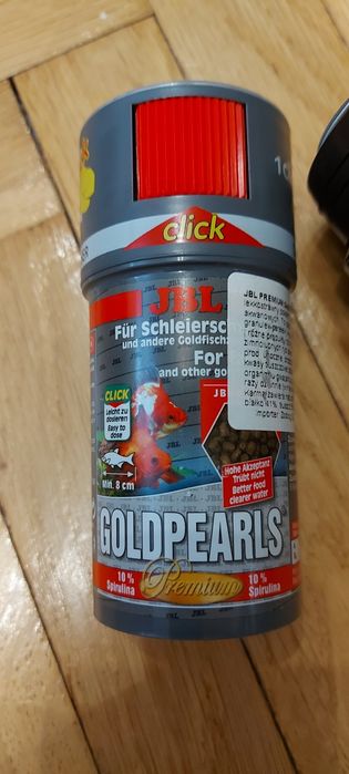 Dwa opakowania Karmy HS aqua + JBL dla welonek złotych rybek Gold Flak