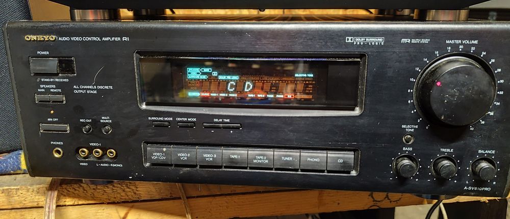 Wzmacniacz ONKYO  A-SV610 PRO Duża moc 2x125W