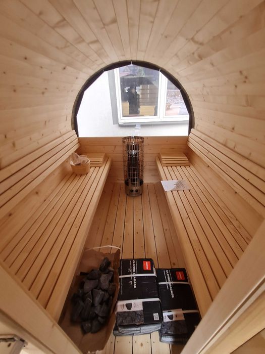 KOMPLET SPA JACUZZI SAUNA BECZKA od producenta transport