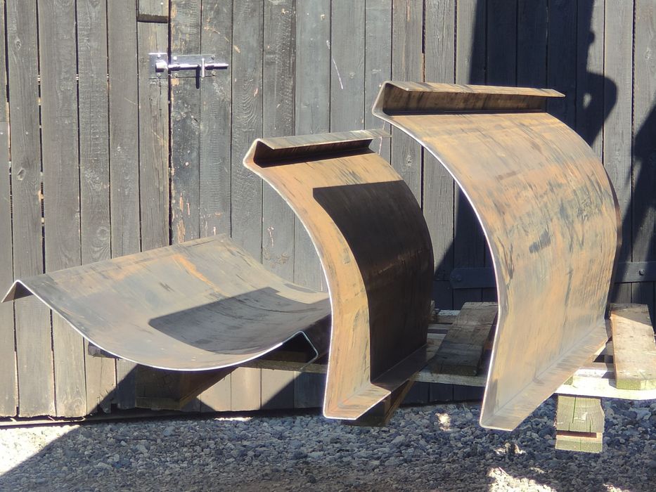 Blacha stalowa burty nadstawki przyczepa rozrzutnik zabudowa Kontener