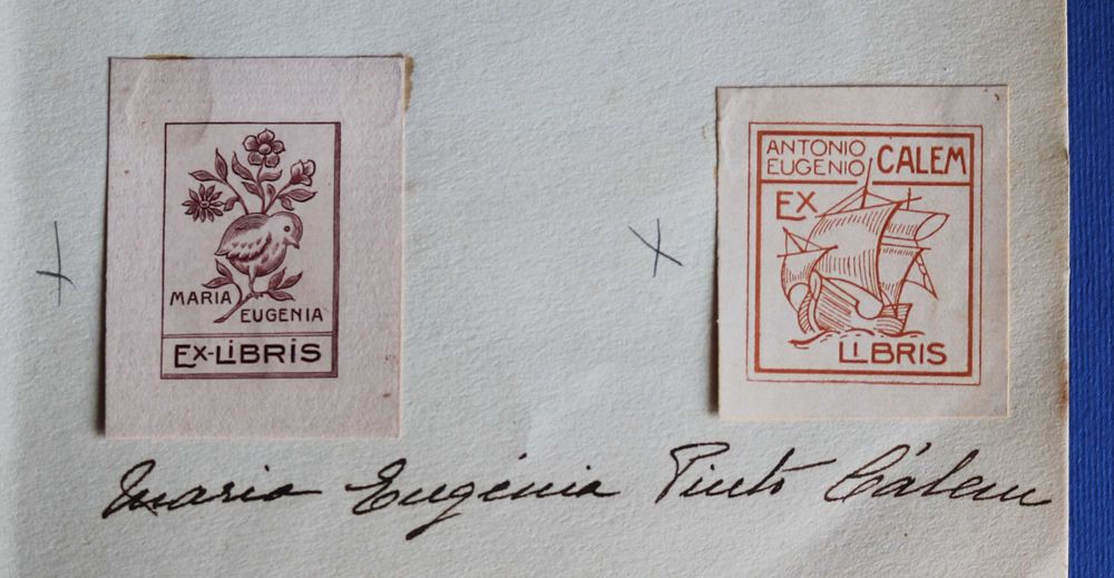 Família Calem dois ex-libris