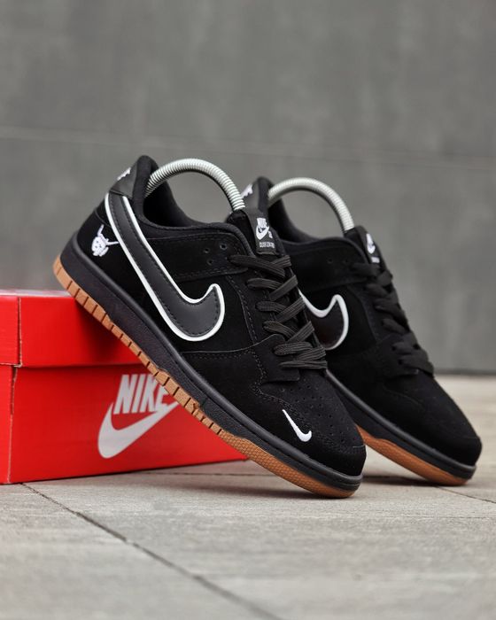 Кросівки Кроссовки Кросівки Nike Dunk Low Black White Чёрный Белый Чорний Білий Кросовки демісезон