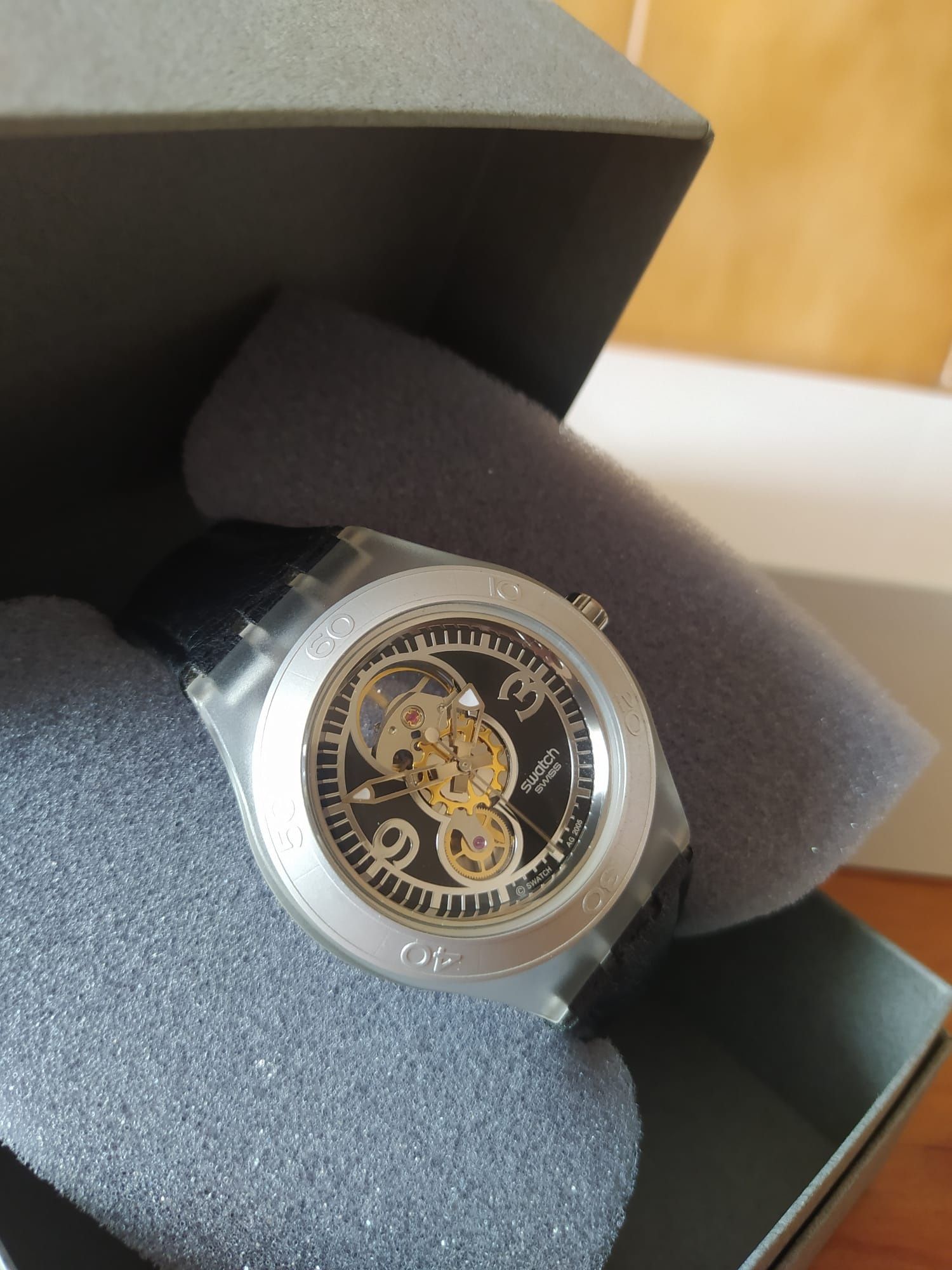 Como novo Swatch Irony Diaphane automatico esqueleto. Cedofeita Santo Ildefonso Se Miragaia Sao Nicolau E Vitoria OLX.pt