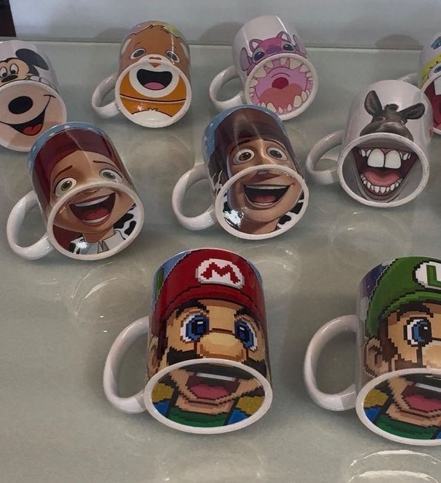 Caneca personalizada DTF UV