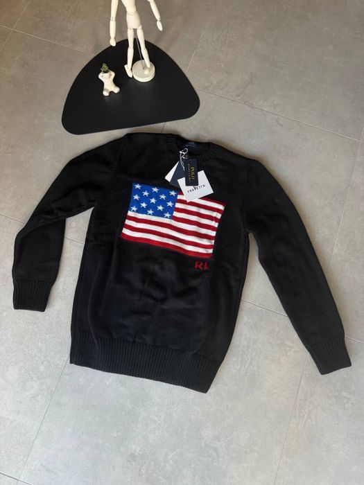 Светр Polo Ralph Lauren чорний чоловічий светр поло ральф лаурен