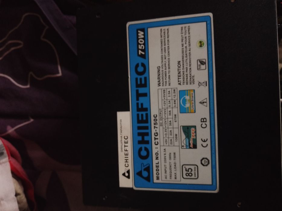 блок питания для ПК Chieftec 750W