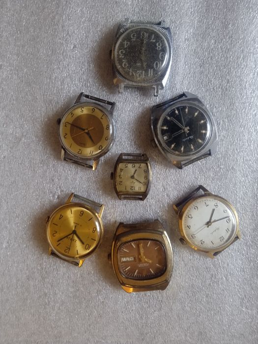 Годинник часы Raketa USSR позолота