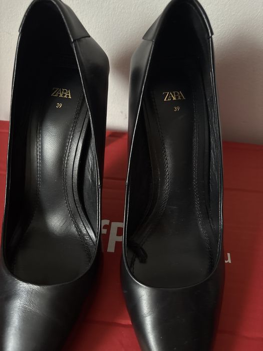 szpilki zara 39 czarne