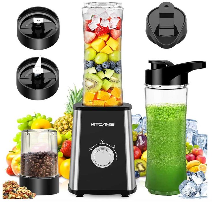 Blender kielichowy Kitcanis BL05E 800 W  butelka 600ML  300ML na lód