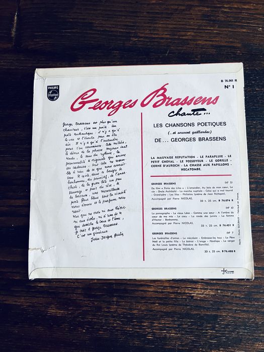 Disco Vinil : Georges Brassens