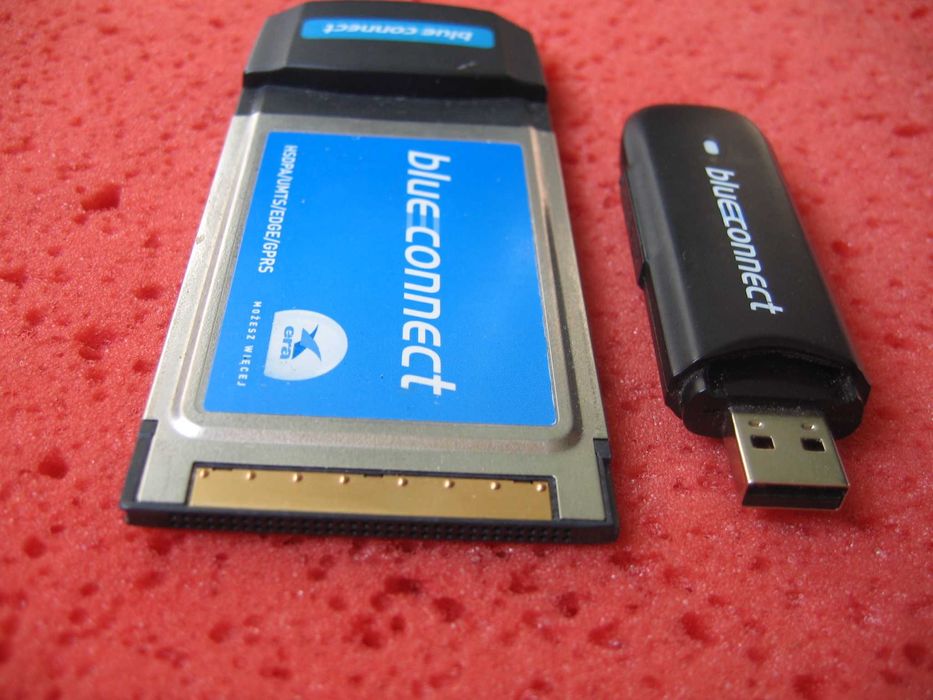Komplet - Modem Blueconnect Huawei E122 (USB) + E630 (PCMCIA)