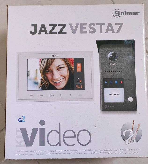 Monitor Videoporteiro Golmar vesta7 GB2, bom estado