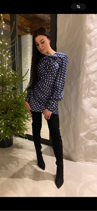 Коктельне плаття в візерунок Zara