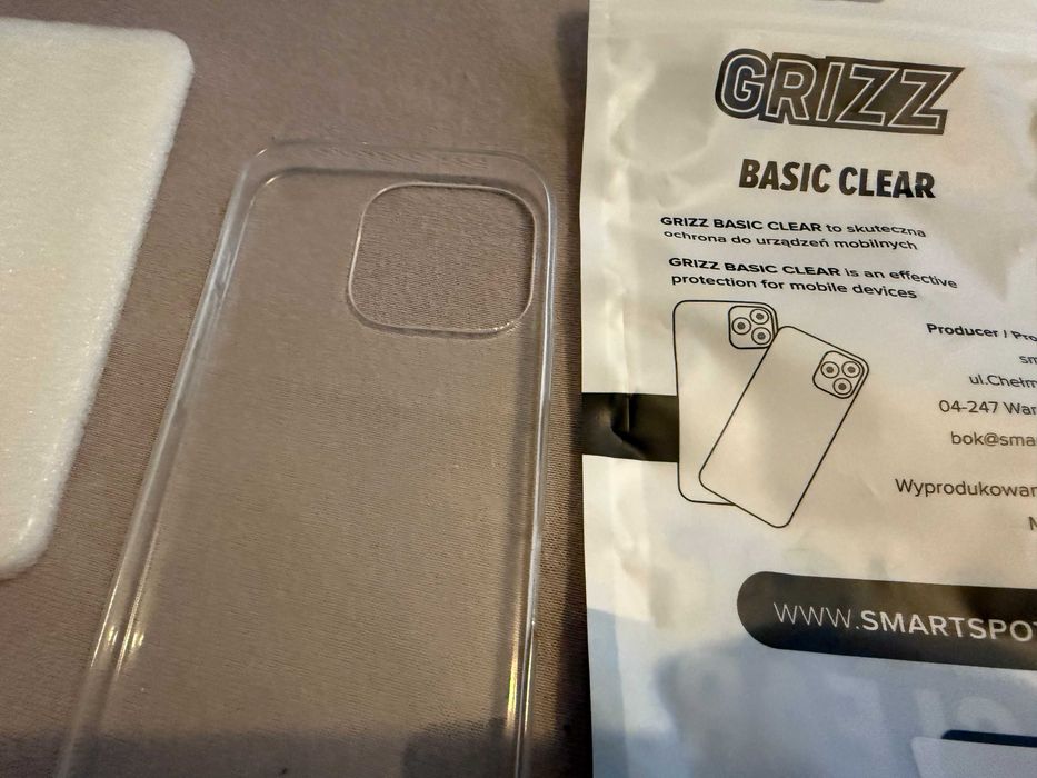 iPhone 16 PRO etui basic plecki silikonowe miękkie przezroczyste nowe