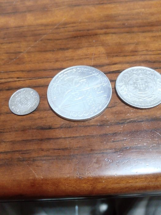 Moedas em prata estão muito boas