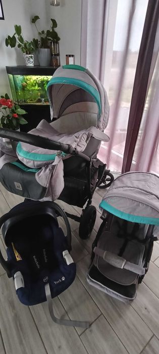 Wózek 3 w 1w bardzo dobrym stanie.