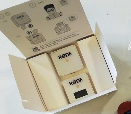 Microfone sem fios RODE Wireless GO Branco