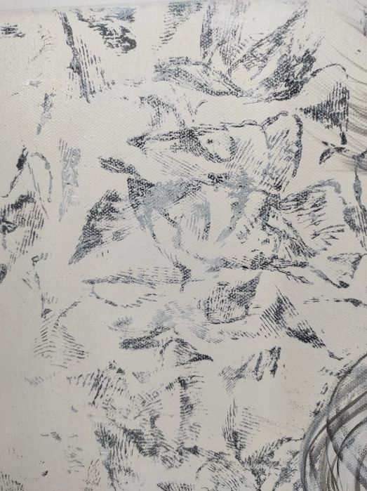 Duzy obraz akrylowy na plotnie kobieta czerwona sukienka