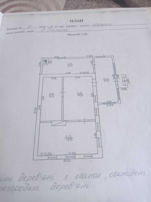 Продаж будинку в с.Руська Поляна біля лісу
