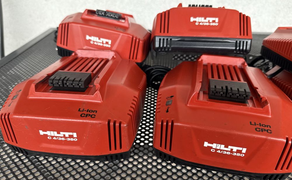 Ładowarka HILTI C4/36-350 - szybki prostownik 22V / 36V - doskonały stan - 100% sprawna