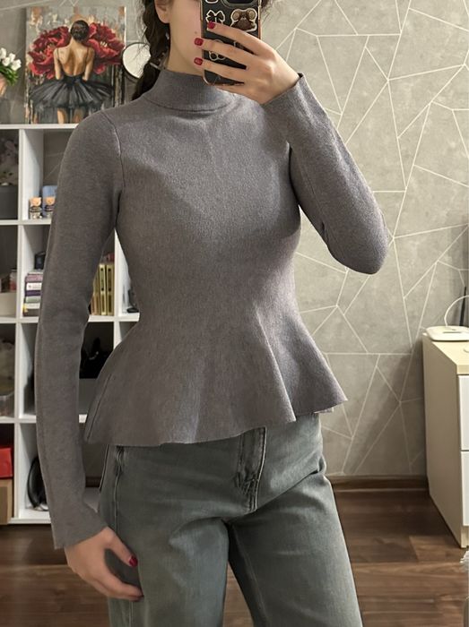 женский лонгслив/гольф reserved/zara