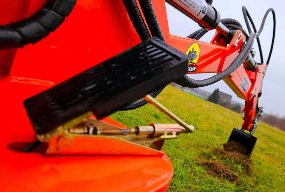 Mini Koparka Spalinowa 360°, Do samochodu na hak/ATV, 15 KM,RATY 0%