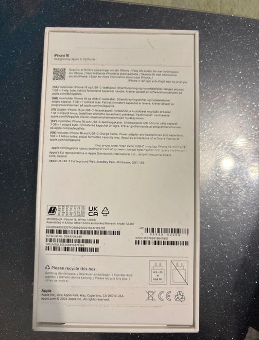 iPhone 16 - para peças