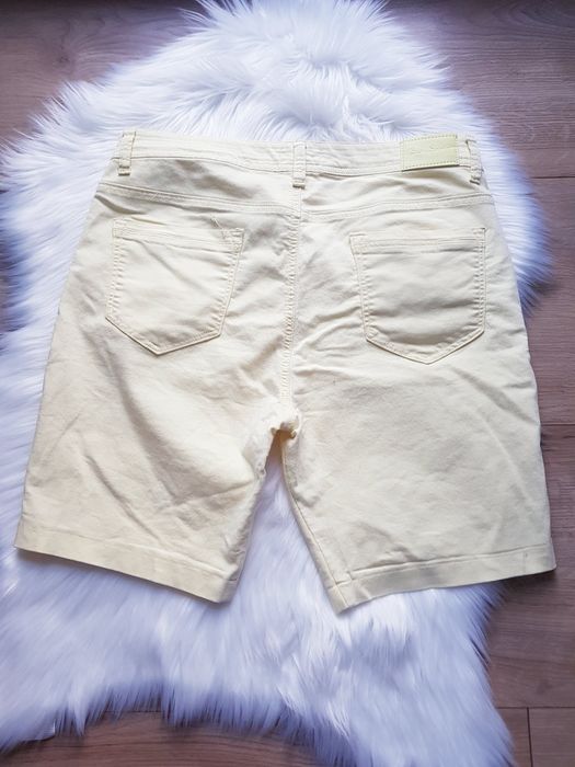 Bawełniane spodenki szorty damskie z wysokim stanem marki Big Spade