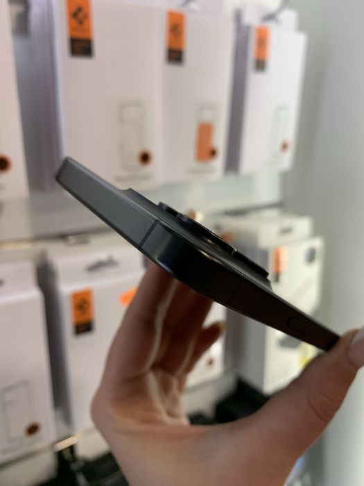 iPhone 15 Pro 128Gb black titanium - АКБ 90%, стан 5. Фізична сім