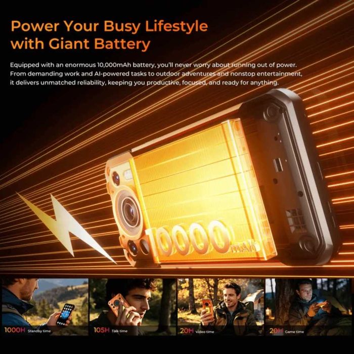 Oukitel WP500 Ultra Thermal 5G 12GB/1TB IP69K 3.35GHz Cam Termica