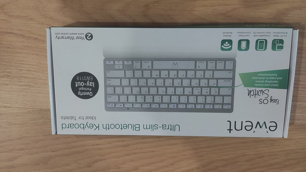 Teclado EWENT Bluetooth Slim (Português)