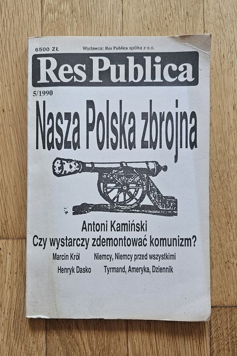 Czasopismo Res Publica nr 5/1990