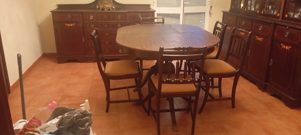 Mobília de Casa de Jantar, estilo inglês com embutidos
