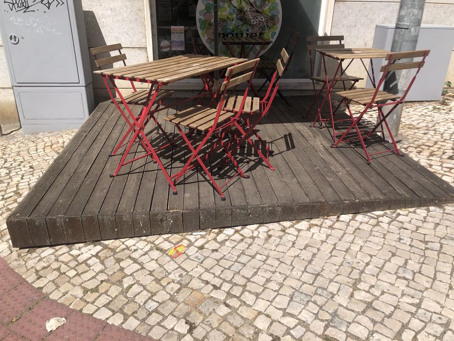 Deck para esplanada