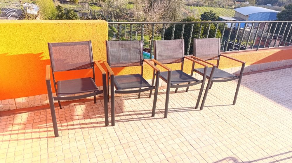 4 cadeiras de exterior