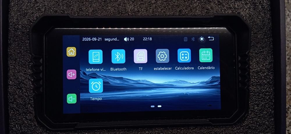 Carpaly para mota android auto 6.25 polegadas