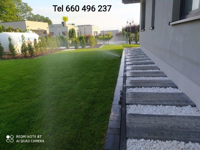 Zakładanie trawników, pielęgnacja ogrodu, nawodnienie, wertykulacja