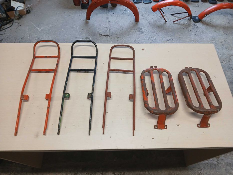 Schowek puszka boczki Romet 200 205 lagi błotnik widelec wahacz siedze