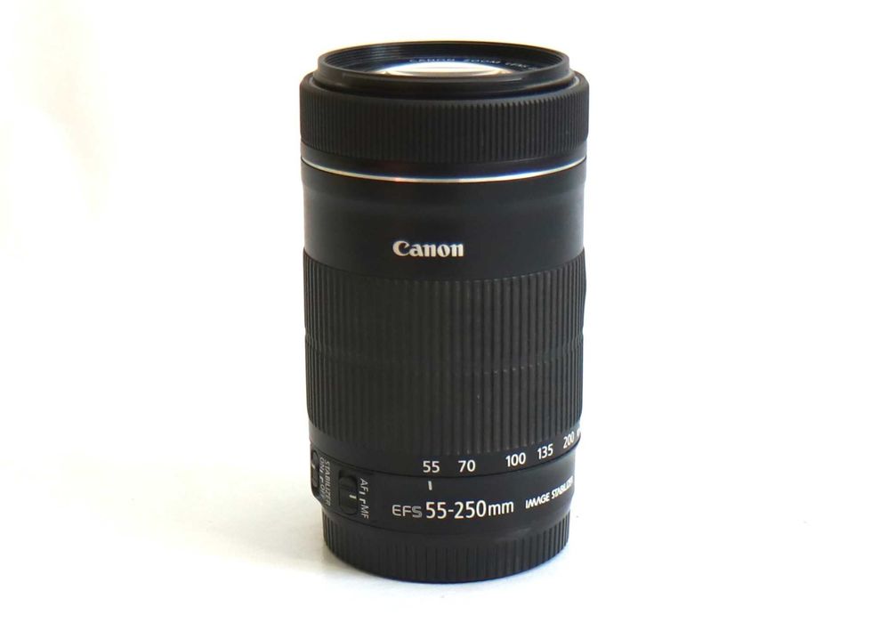 Lente Canon EF-S 55-250mm STM (SEM FOCO)