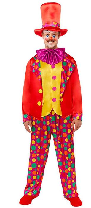 Strój przebranie Clown , Colourful Clown rozm. M