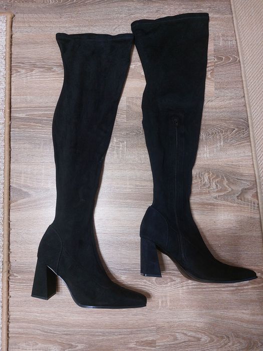 Ботфорди черевики сапоги asos 45 розмір устілка 30см

каблук 8.5 висот