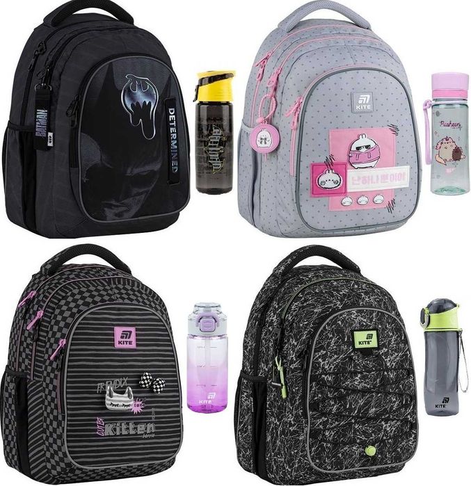 Рюкзак Kite Education teens 8001L Batman Molang Gothic