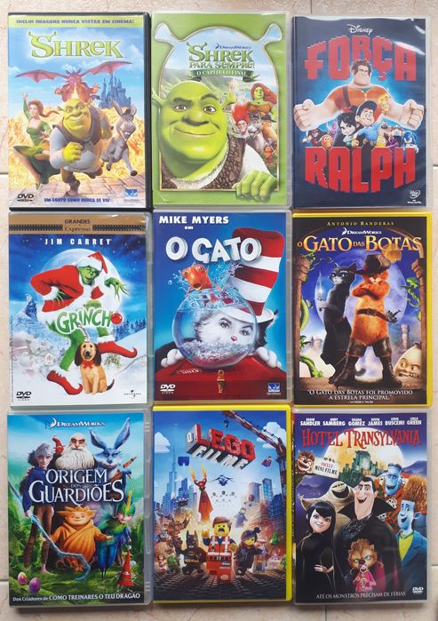 Dvds de filmes infantis