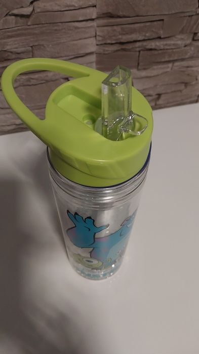 MONSTERS Bidon Butelka ze słomką brokatowa 550ml  Disney'a Pot