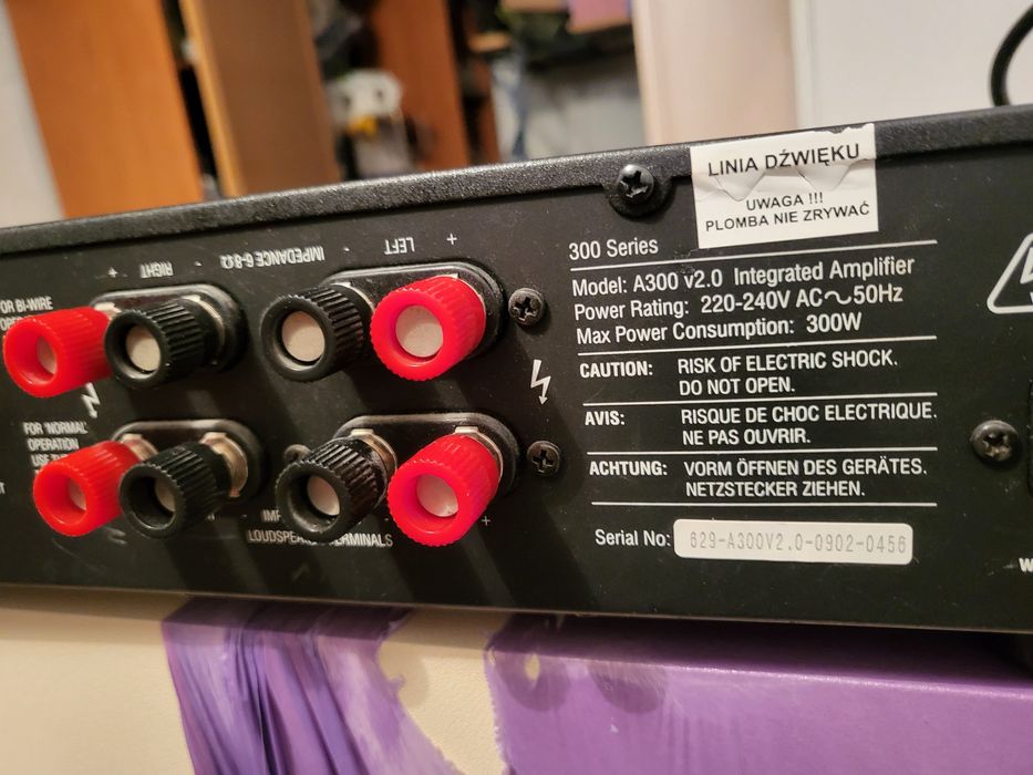 Wzmacniacz Cambrige Audio 2 razy 40wat model A300