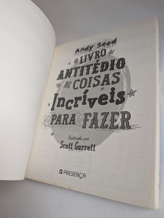 O Livro Antitédio de Coisas Incríveis para Fazer