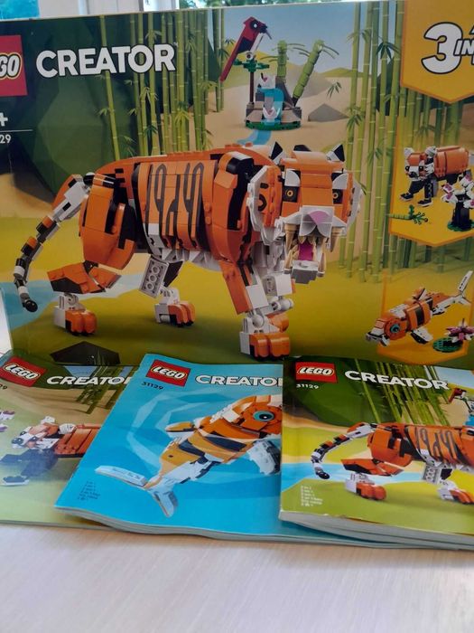 Конструктор LEGO Creator Величний тигр (31129), 755 деталей, 9+, 3 в 1