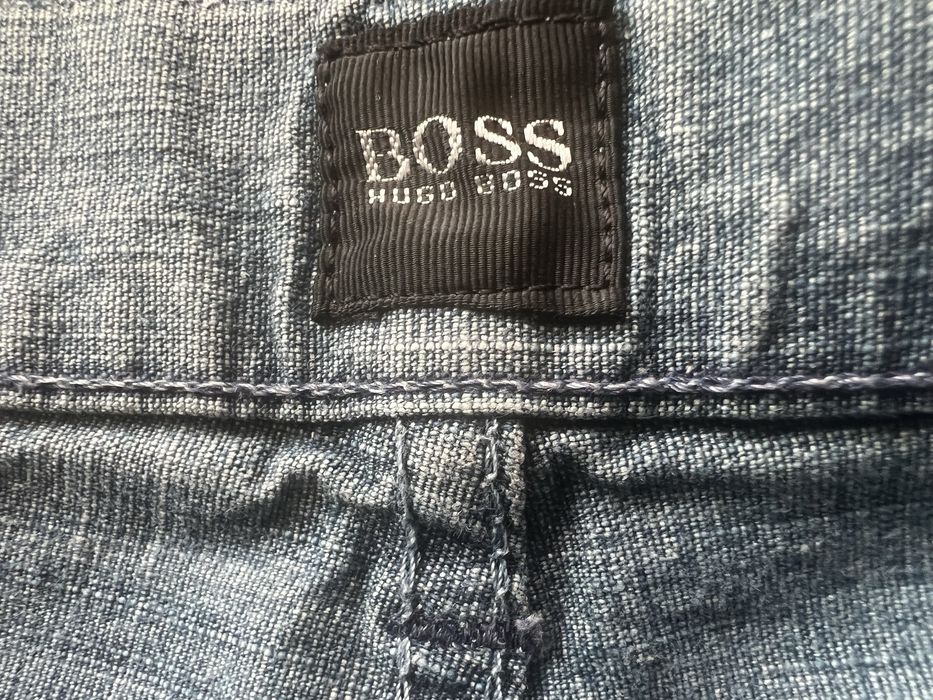 Летние мужские джинсы Hugo Boss, оригинал, размер 38