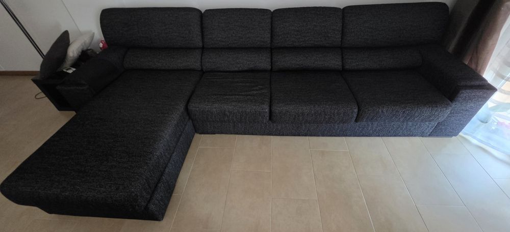 Sofá chaise + 3 lugares