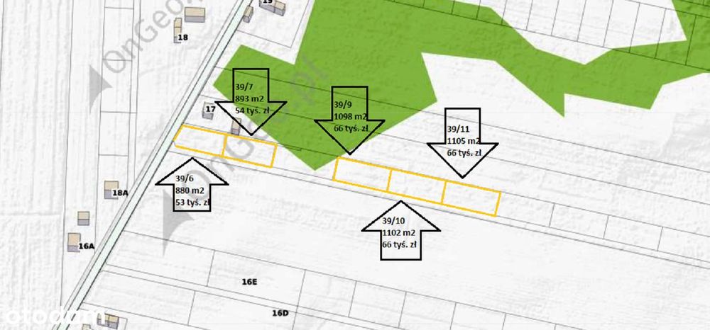 Działki: Dobiecin-Kolonia
